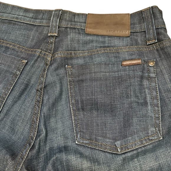 Fidelity Denim Men’s 31 Waist Dark Wash Impala Straight Leg Jean - Picture 5 of 9